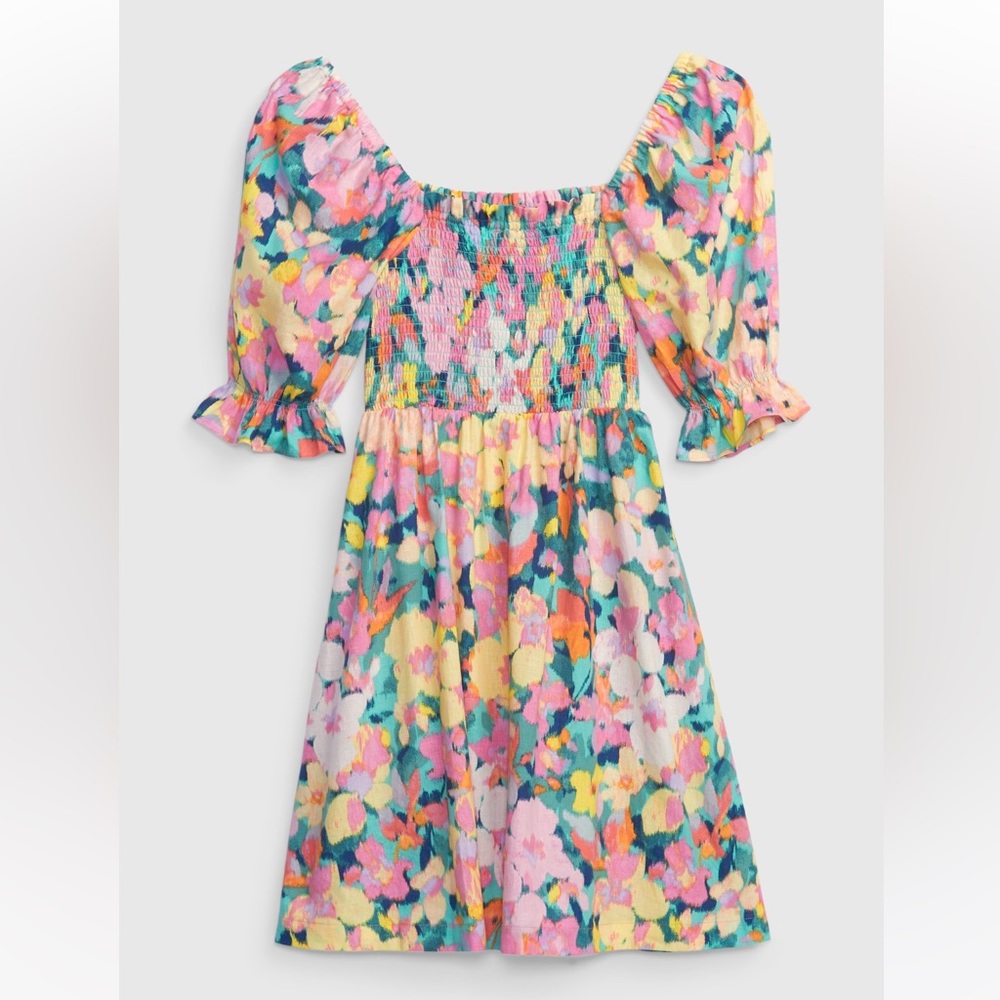 🆕 Puff Sleeve Floral Mini Dress
